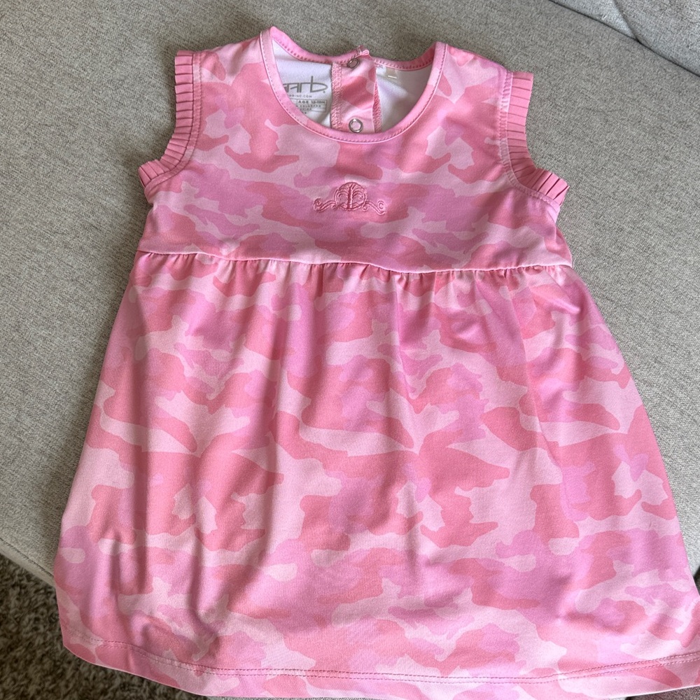 Pink Camouflage Kids Dress